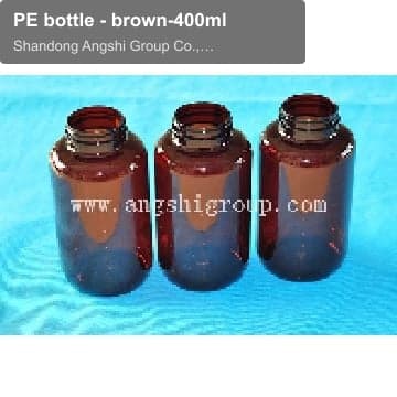 PE bottle - brown-400ml