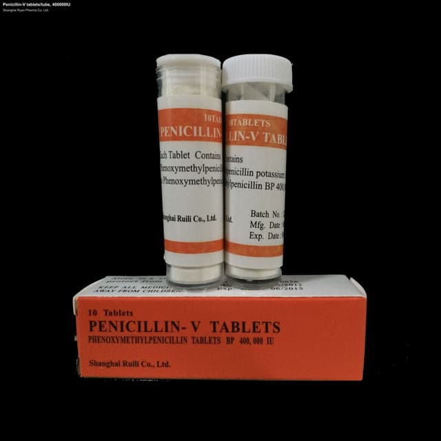 Penicillin-V tablets/tube, 400000IU