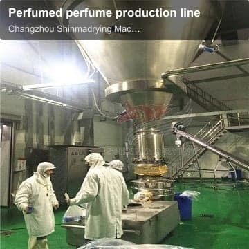 Perfumed perfume production line