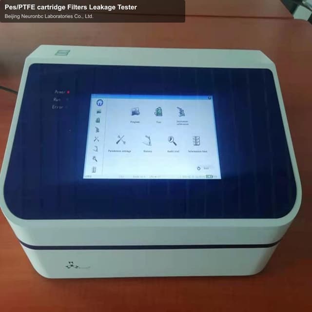 Pes/PTFE cartridge Filters Leakage Tester