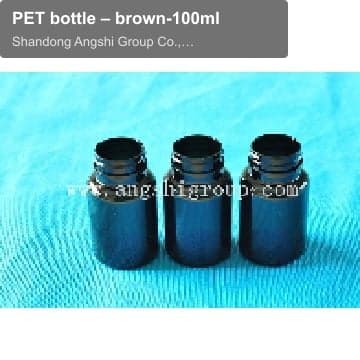 PET bottle – brown-100ml