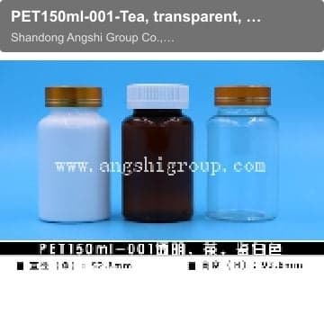 PET150ml-001-Tea, transparent, porcelain white