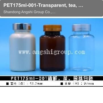 PET175ml-001-Transparent, tea, pearl white