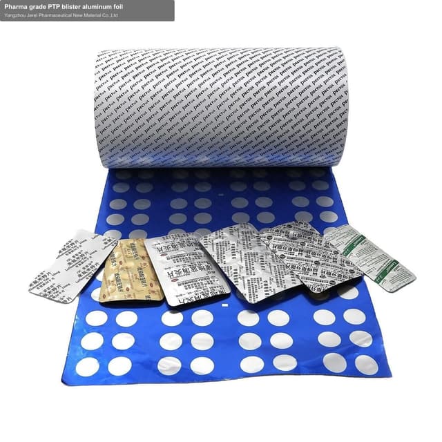 Pharma grade PTP blister aluminum foil