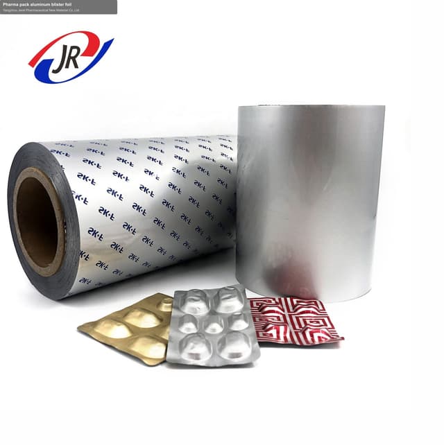 Pharma pack aluminum blister foil