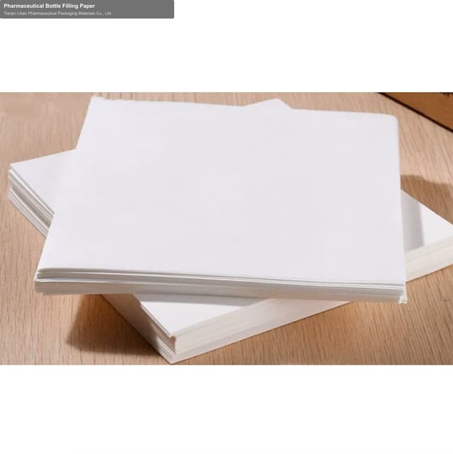 Pharmaceutical Bottle Filling Paper