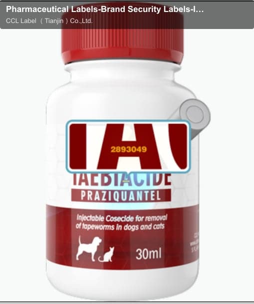 Pharmaceutical Labels-Brand Security Labels-Invisible Yellow Micro Serialization