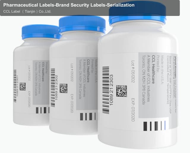 Pharmaceutical Labels-Brand Security Labels-Serialization