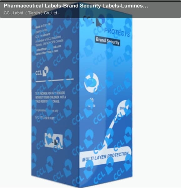 Pharmaceutical Labels-Brand Security Labels-Luminescent Varnish