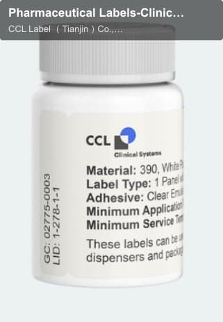 Pharmaceutical Labels-Clinical Labels-Single-Panel Labels