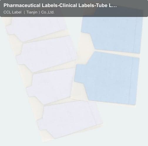 Pharmaceutical Labels-Clinical Labels-Tube Labels