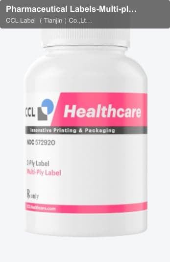 Pharmaceutical Labels-Multi-ply Labels-Full Graphic Multi-Ply