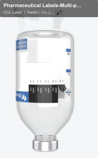 Pharmaceutical Labels-Multi-ply Labels-Inverted Hanger Labels-Attached Hanger 4 Peel-offs