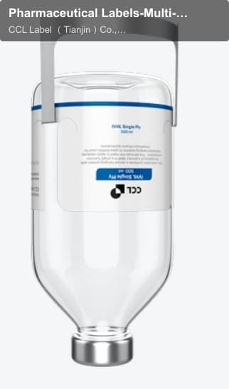 Pharmaceutical Labels-Multi-ply Labels-Inverted Hanger Labels-1-Layer IVHL