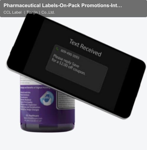Pharmaceutical Labels-On-Pack Promotions-Interactive Digital Coupons