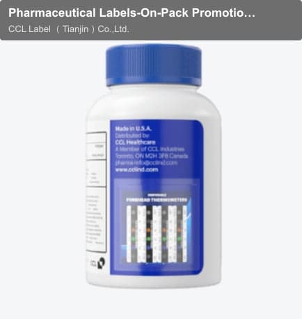 Pharmaceutical Labels-On-Pack Promotions-Encapsulated Giveaways