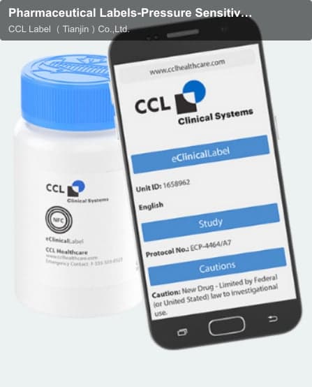 Pharmaceutical Labels-Pressure Sensitive Labels-e-Clinical Labels