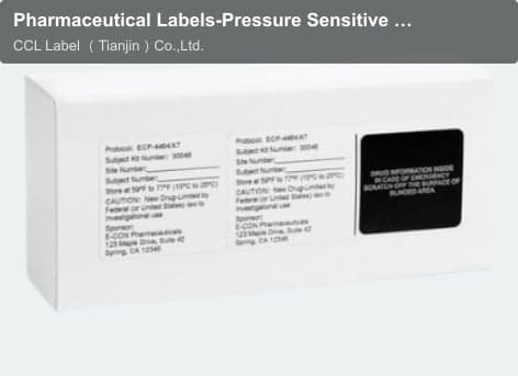 Pharmaceutical Labels-Pressure Sensitive Labels-Blinded Labels