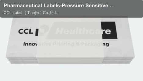 Pharmaceutical Labels-Pressure Sensitive Labels-Paper with One Color Print