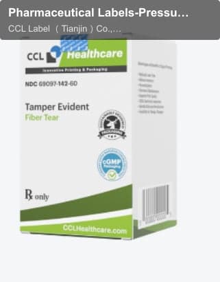 Pharmaceutical Labels-Pressure Sensitive Labels-Tamper Evident Carton Seals