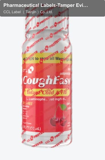Pharmaceutical Labels-Tamper Evident Labels-Tamper Evident Full Body Shrink Sleeve