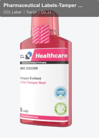 Pharmaceutical Labels-Tamper Evident Labels-Tamper Evident Bottle Seals