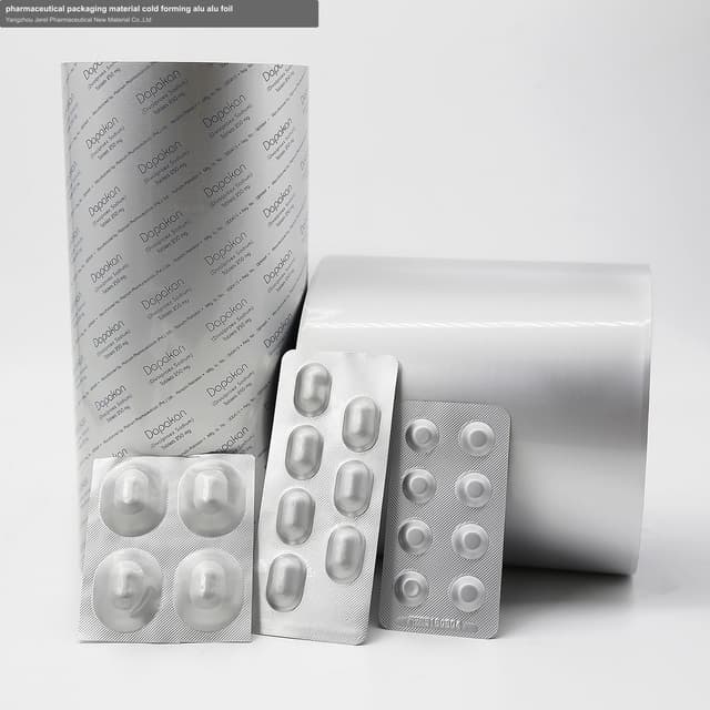 pharmaceutical packaging material cold forming alu alu foil