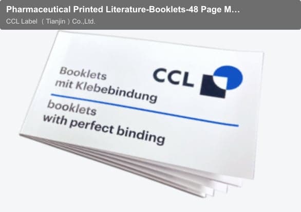 Pharmaceutical Printed Literature-Booklets-48 Page Mini-Book