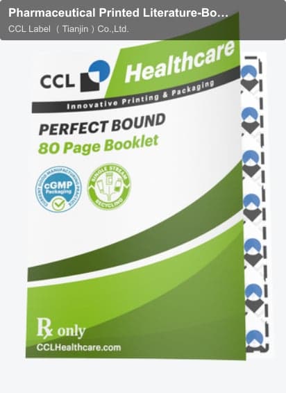 Pharmaceutical Printed Literature-Booklets-80 Page Booklet