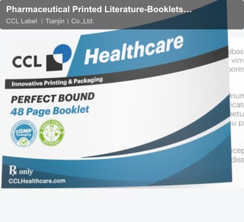 Pharmaceutical Printed Literature-Booklets-48 Page Booklet
