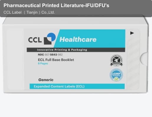 Pharmaceutical Printed Literature-IFU/DFU's