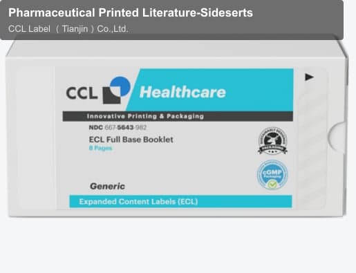 Pharmaceutical Printed Literature-Sideserts