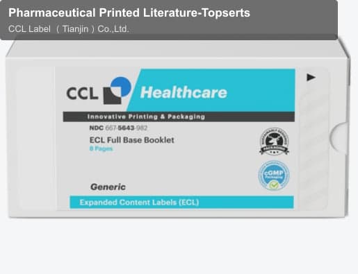 Pharmaceutical Printed Literature-Topserts