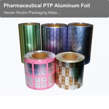 Pharmaceutical PTP Aluminum Foil
