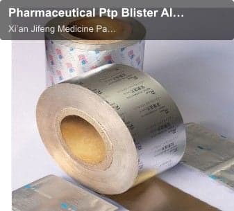 Pharmaceutical Ptp Blister Aluminum Foil (OP/AL/VC)
