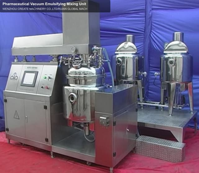 Pharmaceutical Vacuum Emulsifying Mixing Unit