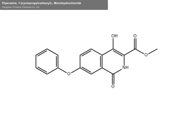 Piperazine, 1-(cyclopropylcarbonyl)-, Monohydrochloride
