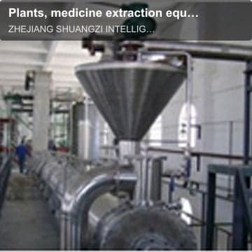 Plants, medicine extraction equipment