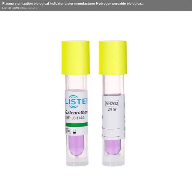 Plasma sterilization biological indicator Lister manufacturer Hydrogen peroxide biological indicator sterilization
