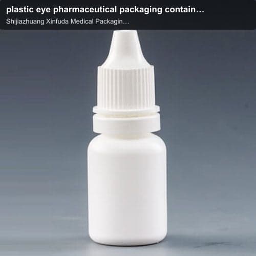 plastic eye pharmaceutical packaging container 5ml 10ml bottle dropper bottle for pharma