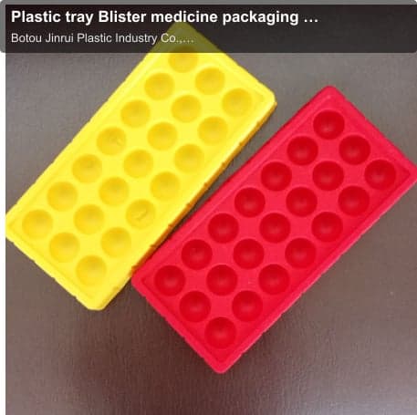 Plastic tray Blister medicine packaging Plastic inner tray Powder injection medicine tray
