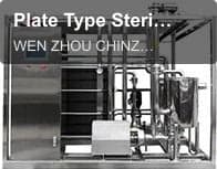 Plate Type Sterilization Machine