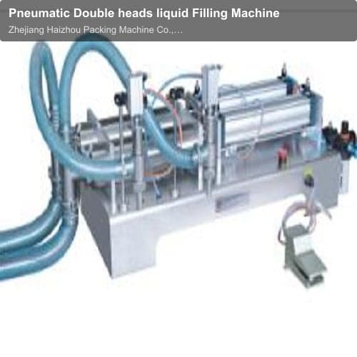 Pneumatic Double heads liquid Filling Machine