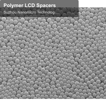Polymer LCD Spacers