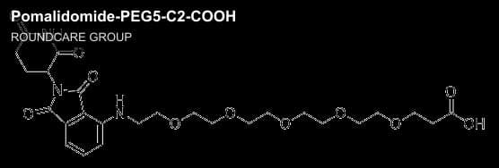 Pomalidomide-PEG5-C2-COOH