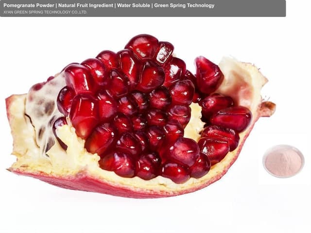 Pomegranate Powder | Natural Fruit Ingredient | Water Soluble | Green Spring Technology