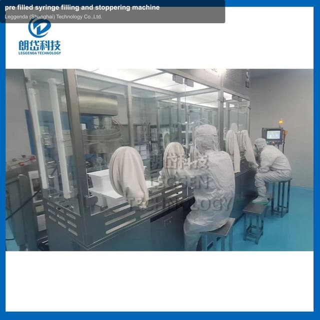 pre filled syringe filling and stoppering machine