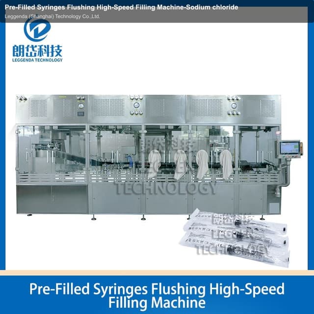 Pre-Filled Syringes Flushing High-Speed Filling Machine-Sodium chloride