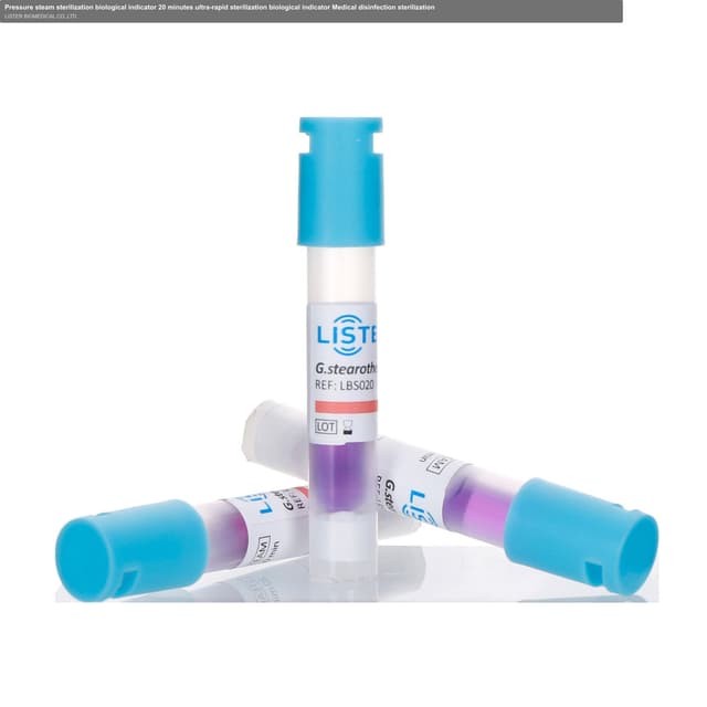 Pressure steam sterilization biological indicator 20 minutes ultra-rapid sterilization biological indicator Medical disinfection sterilization