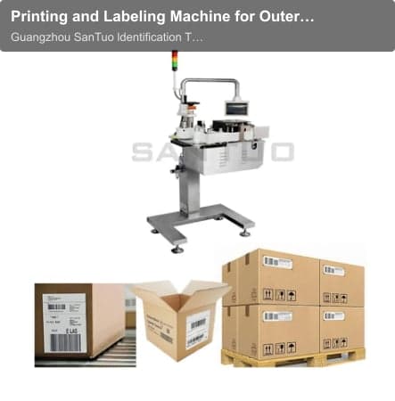 Printing and Labeling Machine for Outer Boxes
